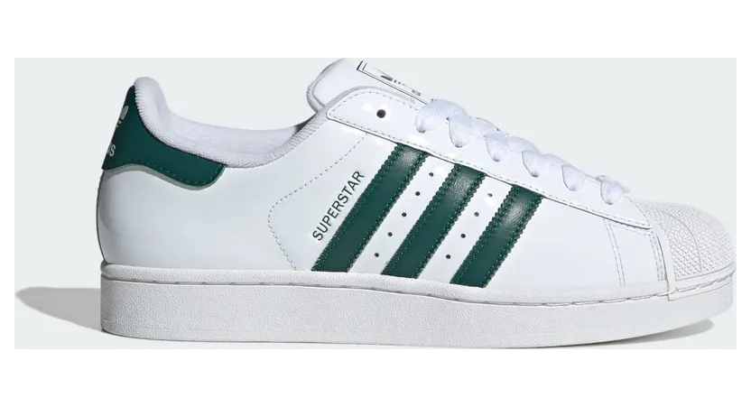 Adidas SUPERSTAR II “Cloud White Collegiate Green” (JR7314)