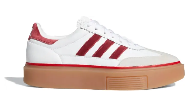 adidas Super Sleek 72 White Burgundy Gum (W) (GW4901)
