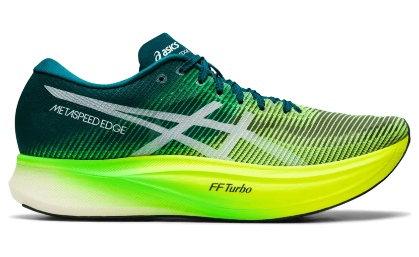 Asics Metaspeed Edge + Velvet Pine/Safety Yellow (1013A116.300)