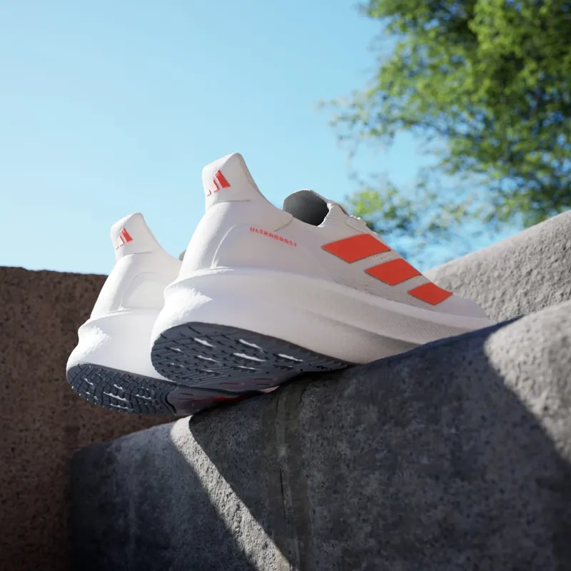 adidas Ultra Boost 5X Off White Impact Orange Crystal White (JH9038)