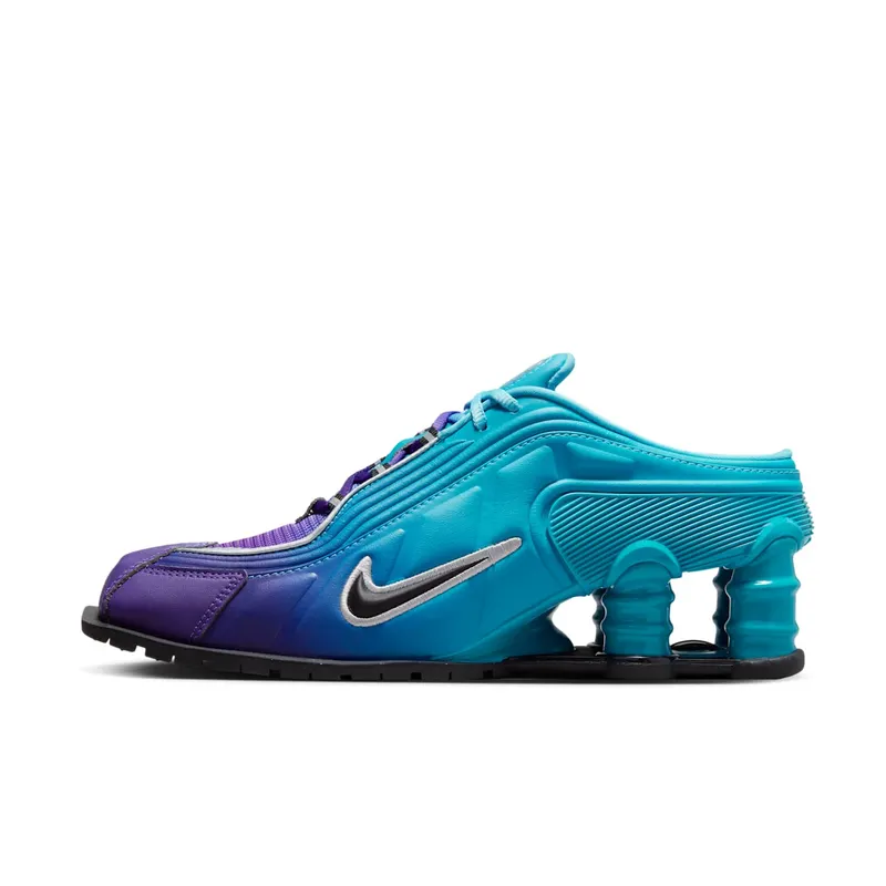 Nike x Martine Rose Shox MR4 Scuba Blue/Metallic Silver/Black (DQ2401-400)