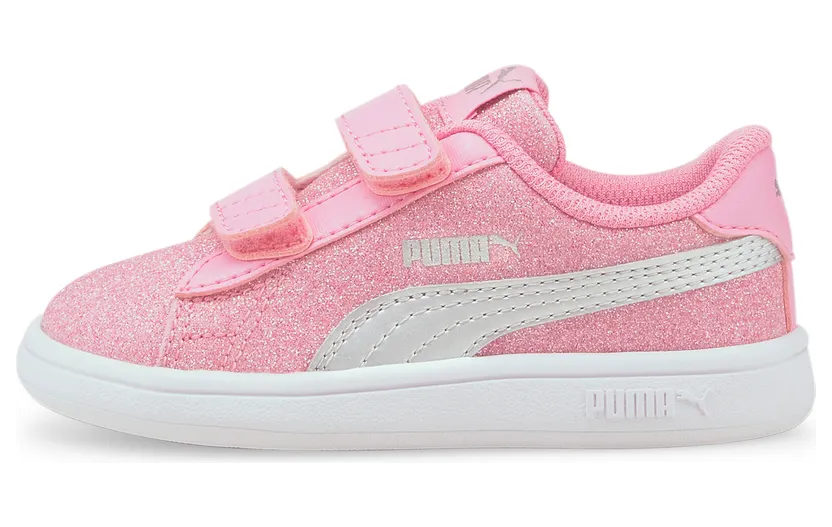 Puma Smash v2 Glitz Glam Roze/Zilver (367380-27)