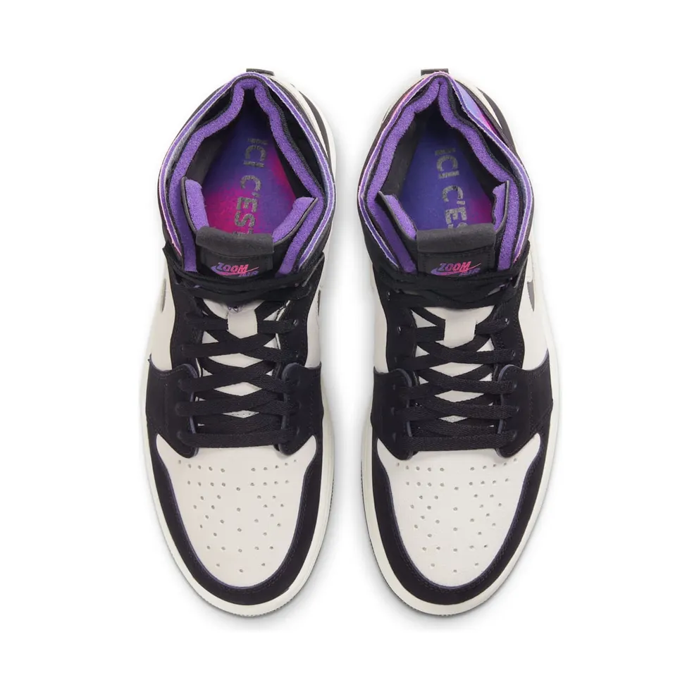 Jordan 1 Zoom Air CMFT PSG Paris Saint-Germain White/Black-Psychic Purple-Hyper Pink (DB3610-105)