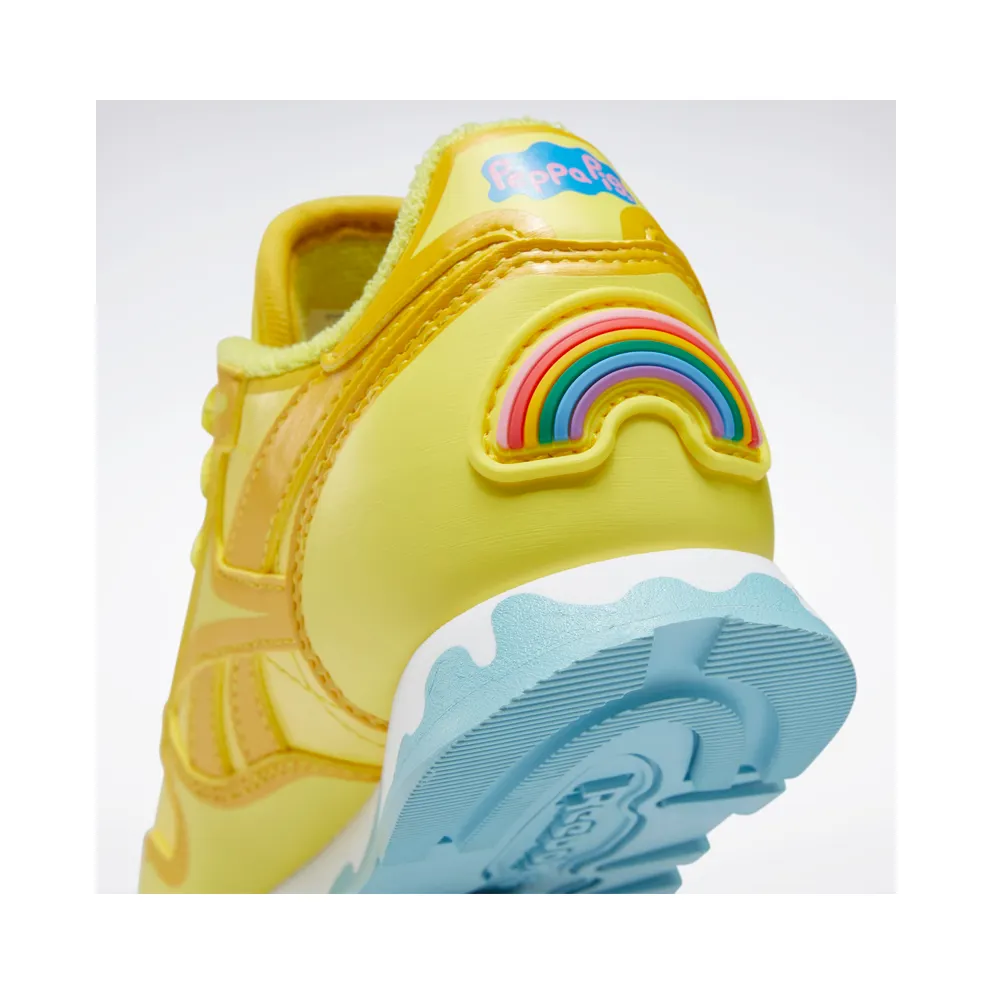 Reebok Classic Leather Shoes Power Yellow / Forage Green / Brave Blue