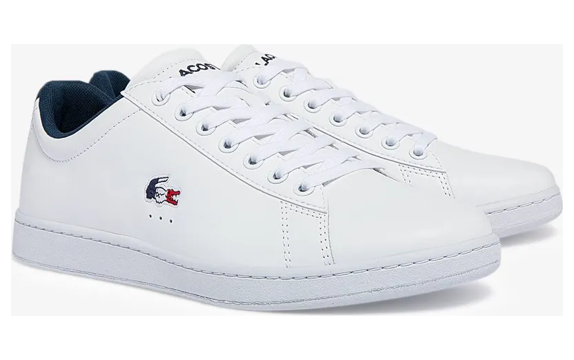 Lacoste Carnaby White / Navy / Red (39SMA0033_407) (2)