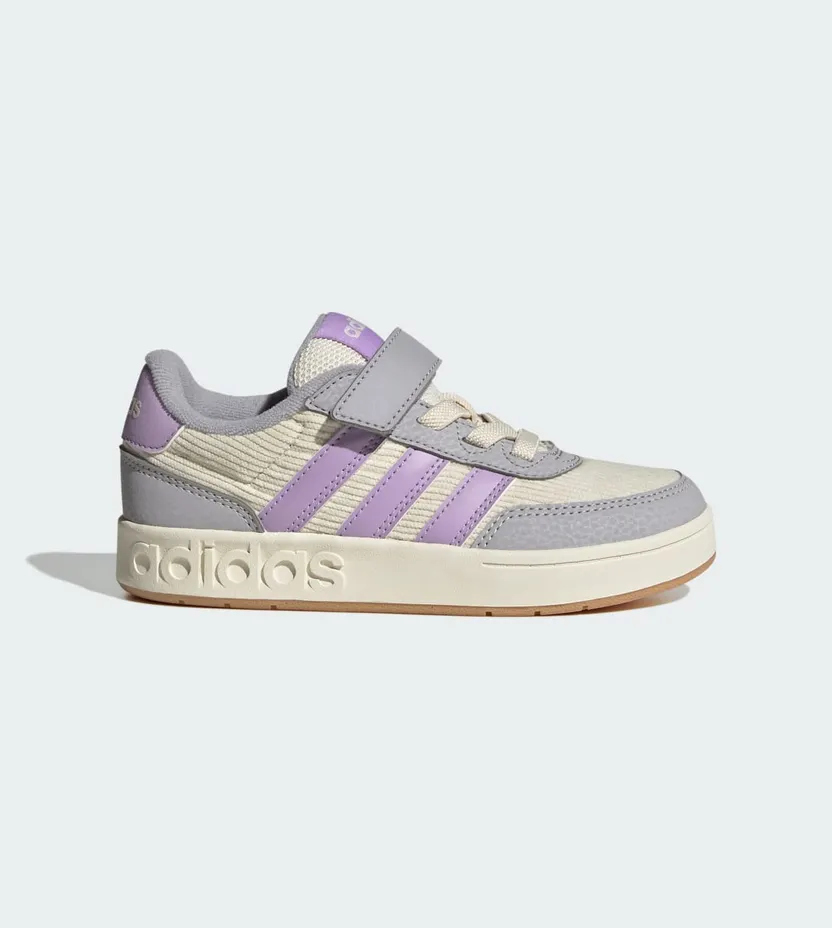 Adidas Breakbase Kids Wonder White / Powder Plum / Glory Grey (JQ3107)
