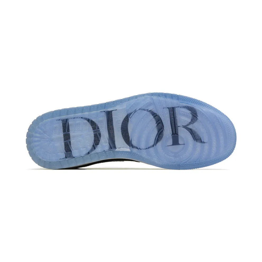 Jordan 1 Retro Low Dior Grey/Black-Sail (CN8608 002)