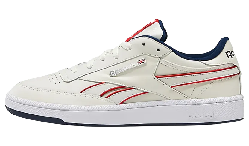 Reebok Club C Revenge Plus “Chalk Navy Red” (DV8634)