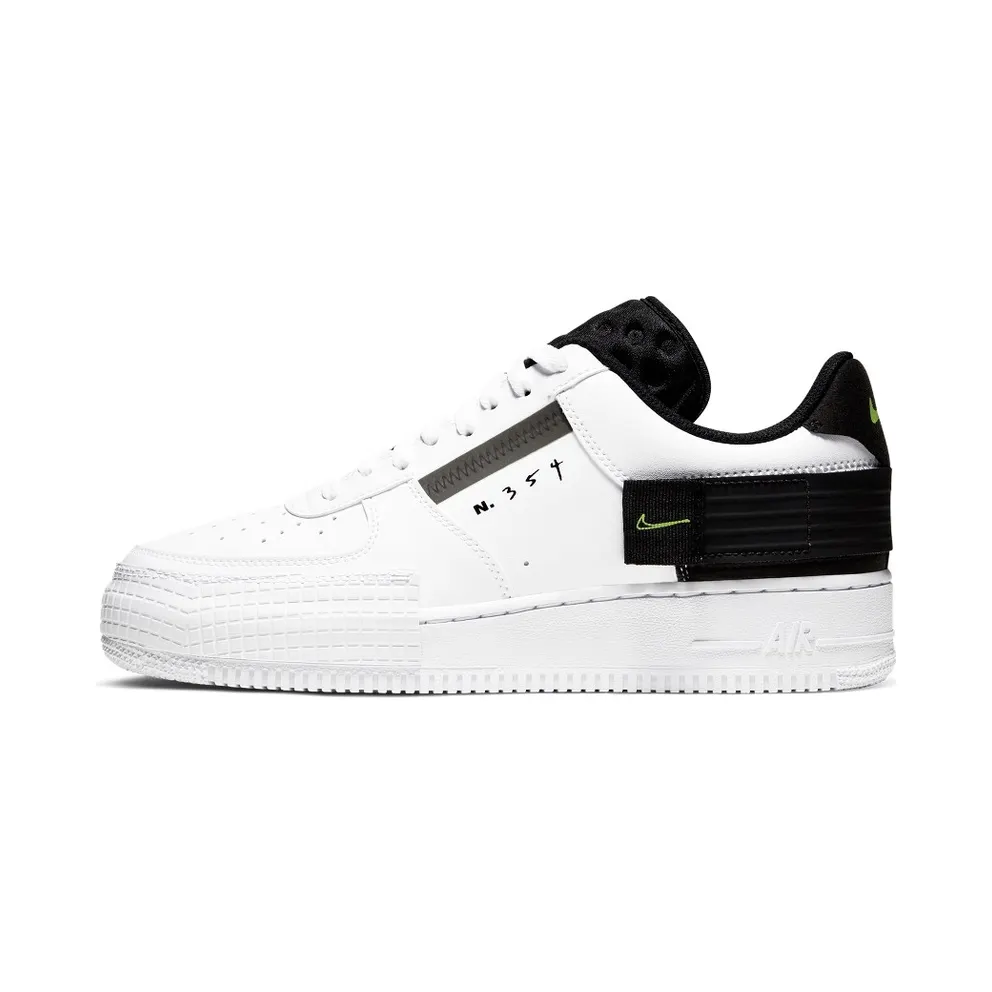 Nike Air Force AF 1 Type White Volt (2019) (AT7859-101)