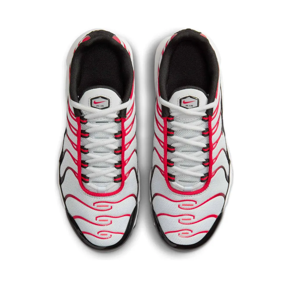 Nike Air Max Plus Pure Platinum Black White University Red (CD0609-027)