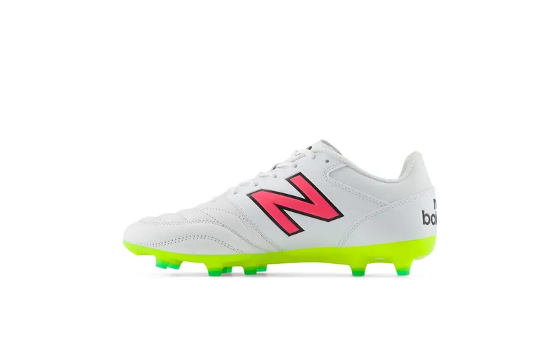 New Balance 442 v2 Team FG White Hi-Lite Neon Pink (MS42FWH2)