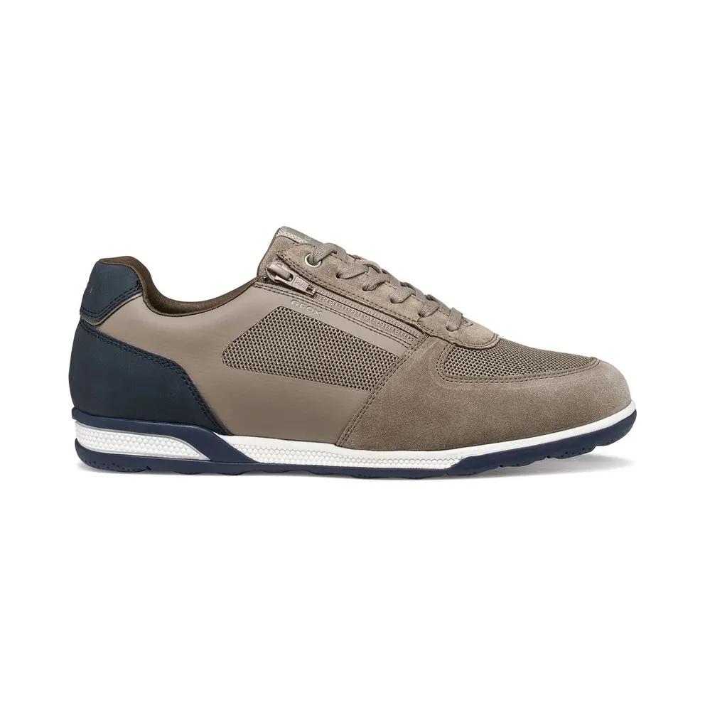 Geox sneaker donker marine taupeblauw (U65LGB01422C1B4P)