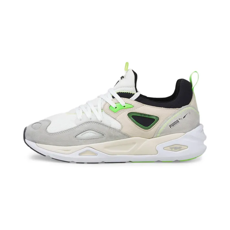 Women’s PUMA Trc Blaze The Triangl White/Nimbus Cloud/Green Glare (383104-02)