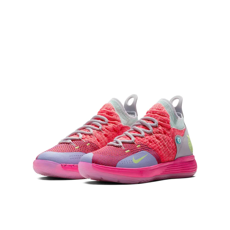 Nike KD 11 EYBL (GS) Hot Punch/Lime Blast-Pure Platinum (AH3465-600)