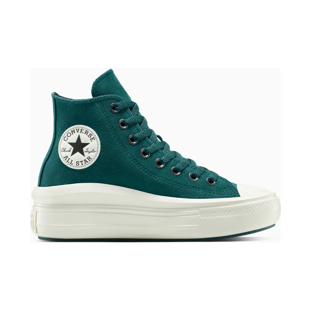 Converse Chuck Taylor All Star Move Platform Suede Jaded Teal/Egret/Black (A14557C)