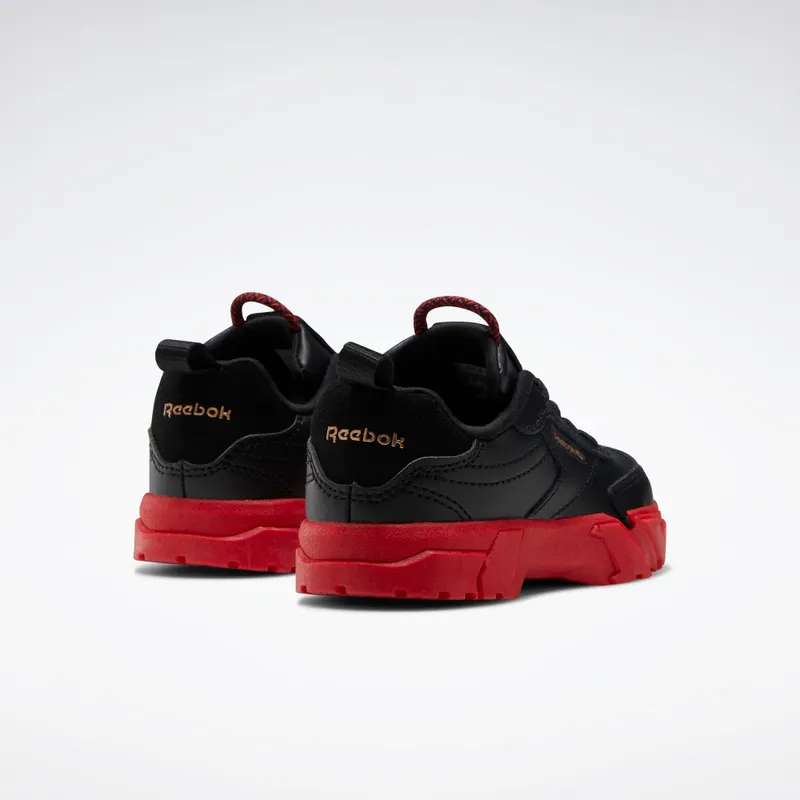 Reebok Cardi B Club C Shoes Core Black / Vector Red / Rose Gold