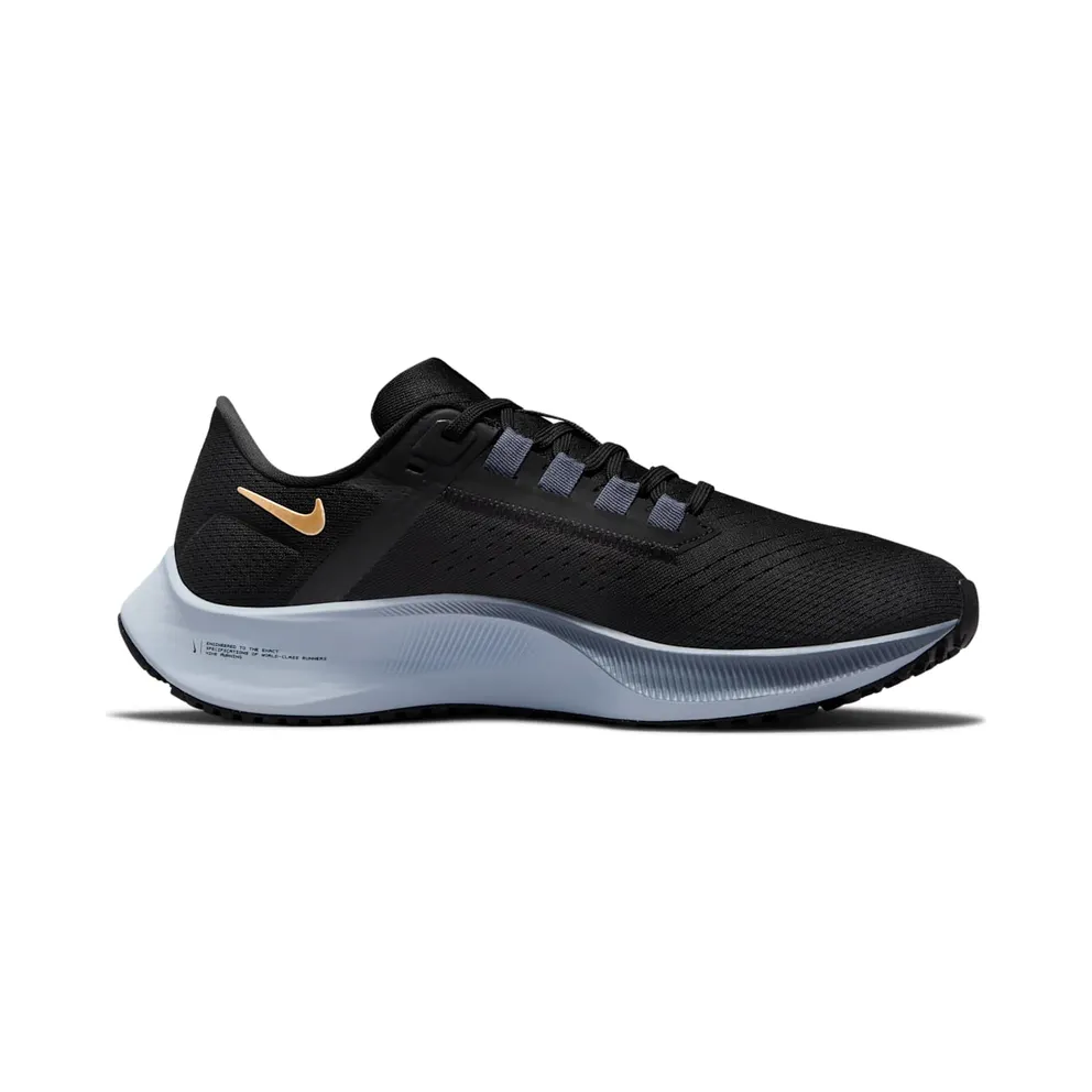 Nike Air Zoom Pegasus 38 (straat) “Black / Thunder Blue / Ashen Slate / Metallic Gold Coin” (CW7358-004)