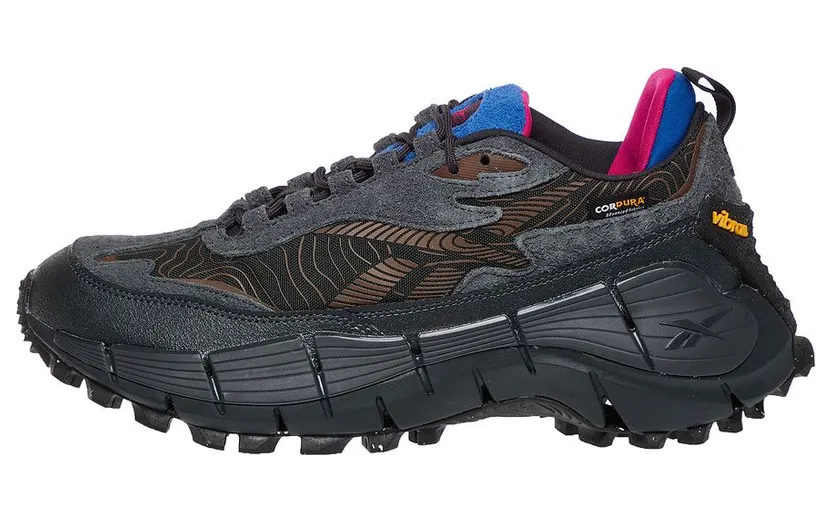 Reebok Zig Kinetica 2.5 Edge Pure Grey / Collegiate Brown / Vector Blue (IE2351)
