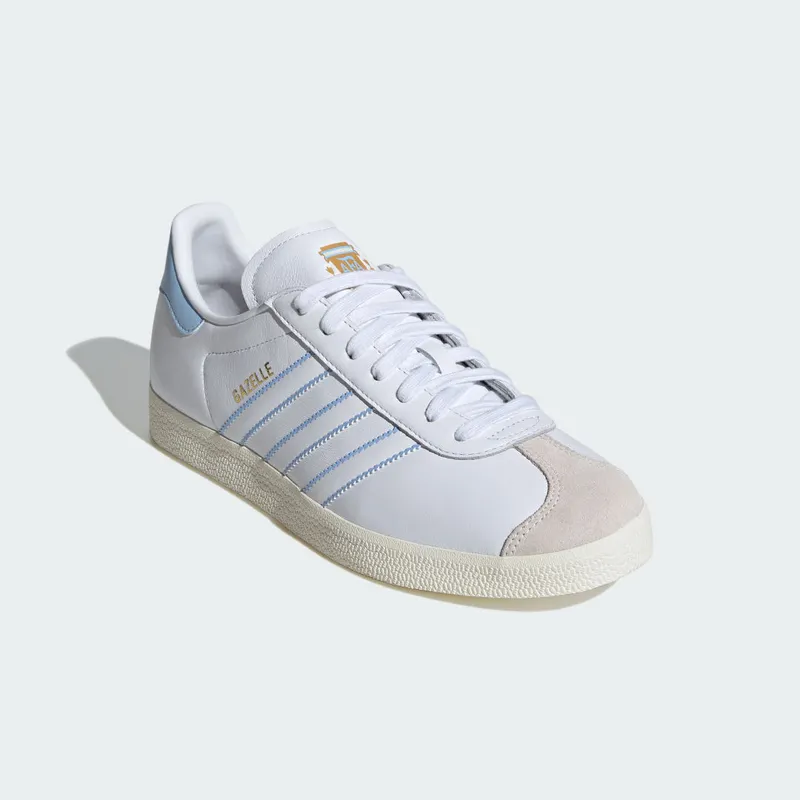 adidas Gazelle Argentina Cloud White / Glow Blue / Off White (ID3718)
