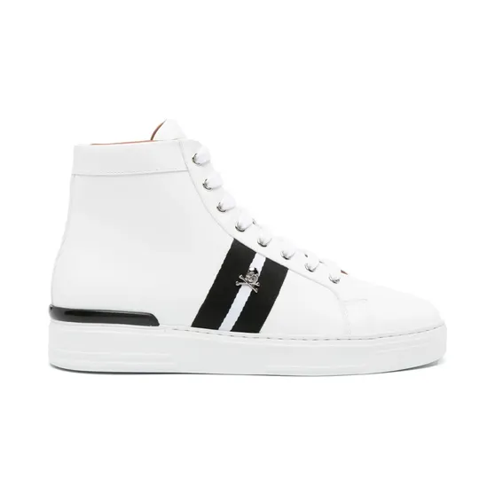 Philipp Plein mit Totenkopf-Applikation “White” (UACSUSC0508PLE010N)