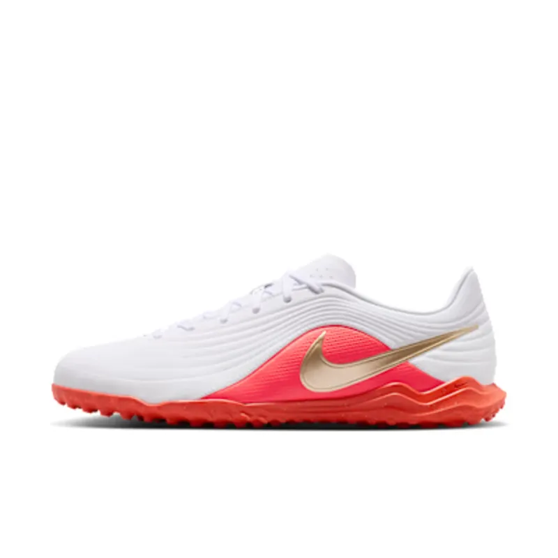 Nike Tiempo Maestro Club Turf Low-Top “White / Bright Crimson / Blur” (IB4482-100)