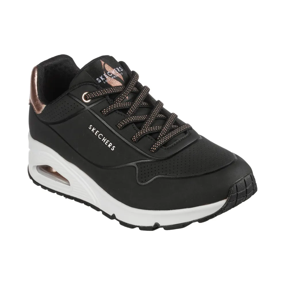 Skechers UNO – Shimmer Away Sneaker Black