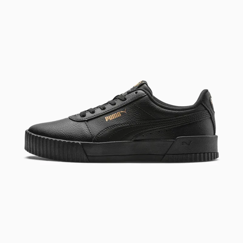 Puma Carina leren Gold/Black (370325-08)