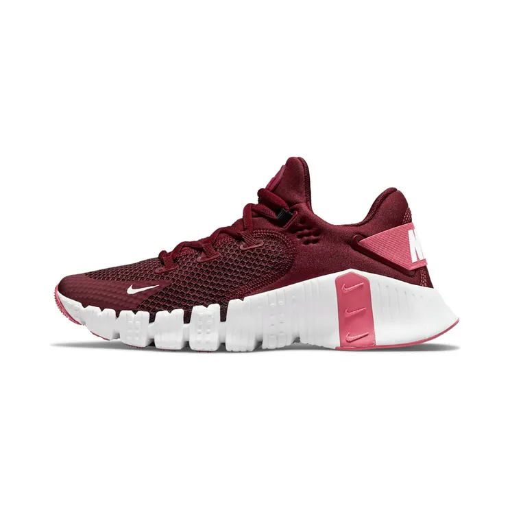 Nike Free Metcon 4 Trainingsschoenen Red “Dark Beetroot / Archaeo Pink / Black / White” (CZ0596-669)