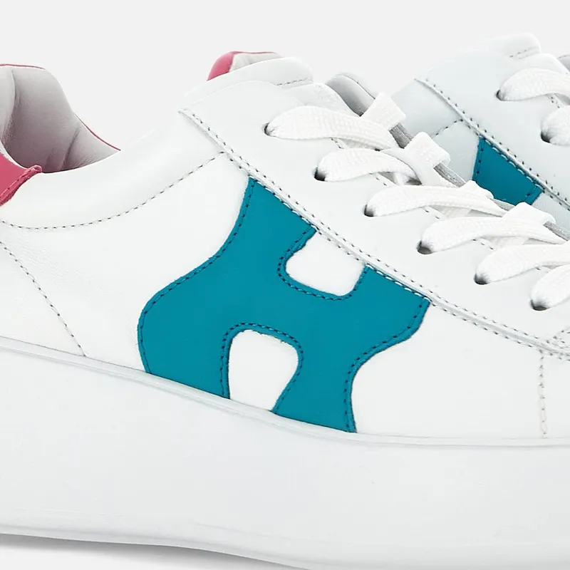 Hogan Rebel White Pink Green (HXW5640DN61QZB0SRW) (5)