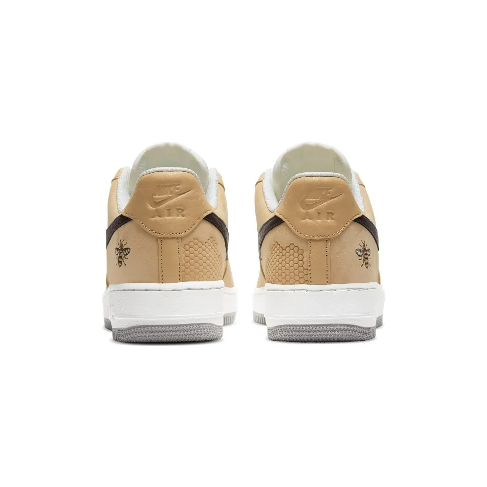 Nike Air Force 1 Low Manchester Bee Light British Tan/Brown-White-Grey (DC1939-200)