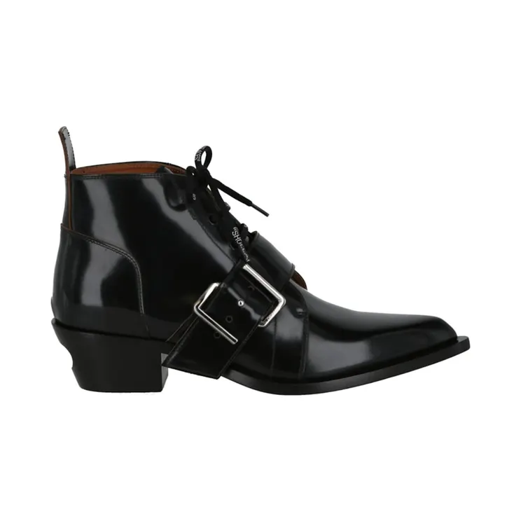 OFF-WHITE Leather Ankle Boot Black (ID002R21 LEA00 11000 00002)