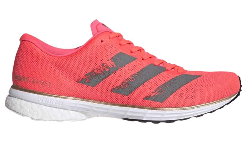 Adidas Adizero Adios 5 ‘Signal Pink Copper’ Signal Pink/Core Black/Copper Metallic (EG4669)