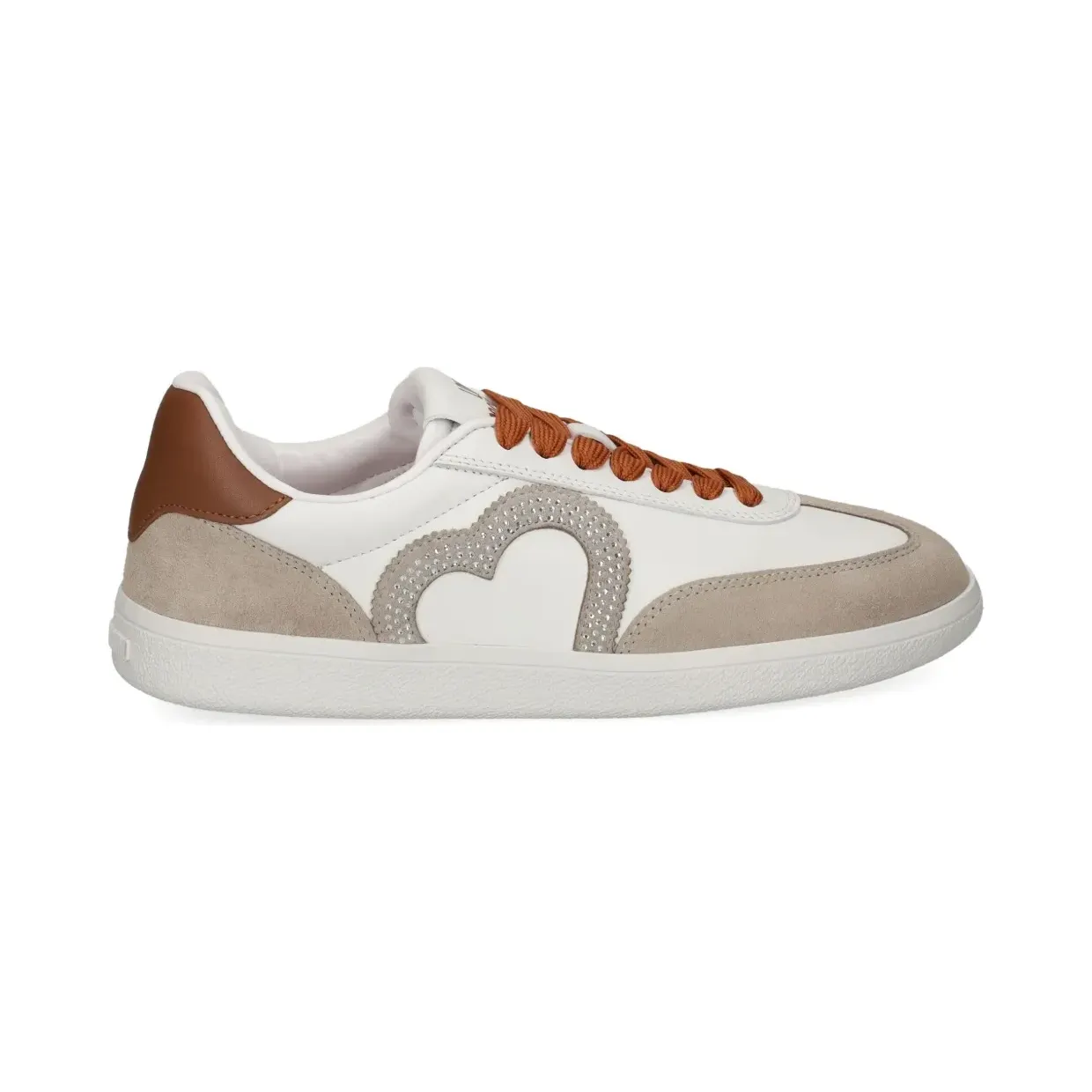 Love Moschino mit Herzapplikation “White” (JA15402G0N)