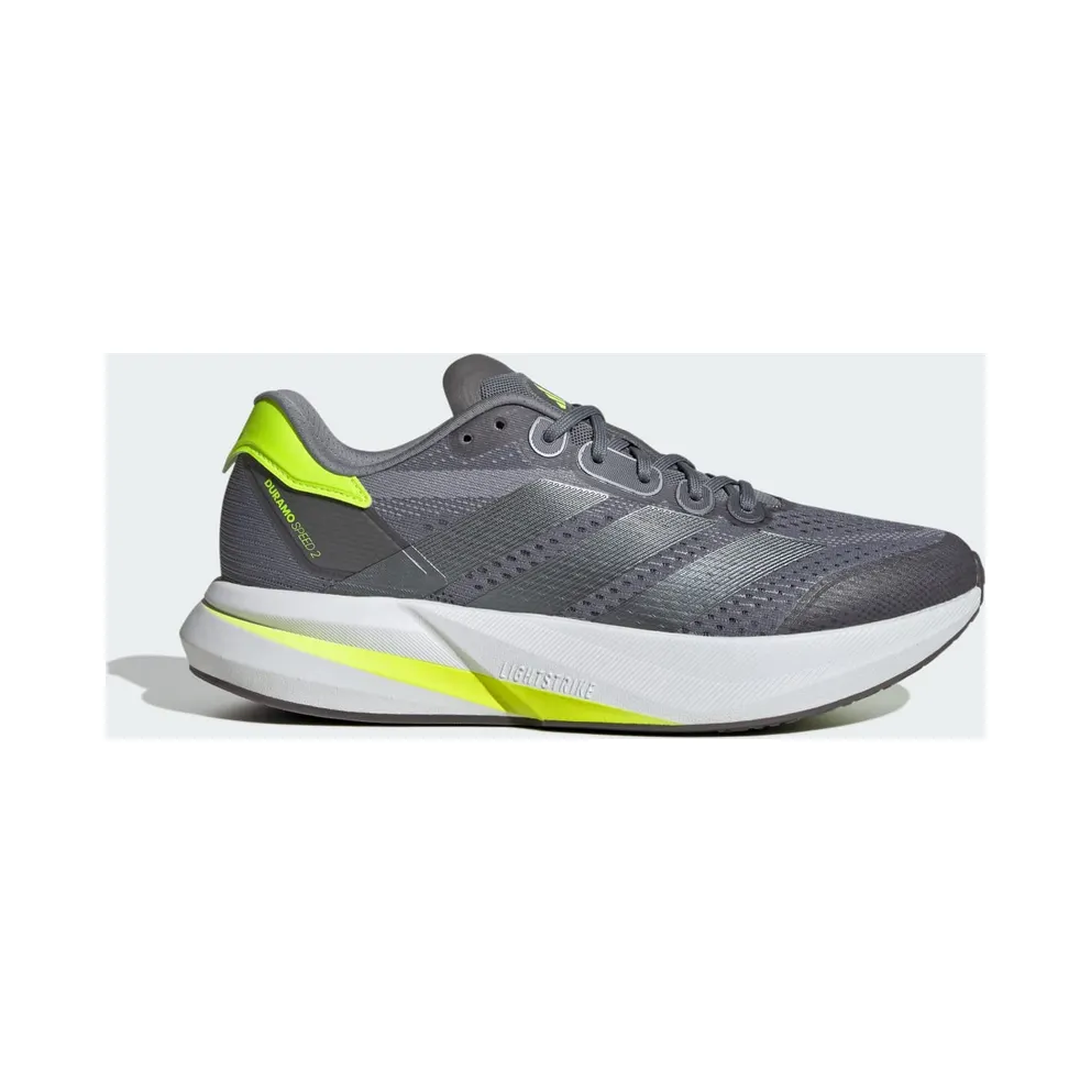 adidas Duramo Speed 2 Grey Iron Metallic Lucid Lemon (JS4411)