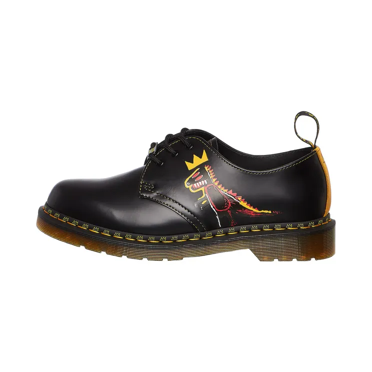 Dr. Martens 1461 Basquiat Backhand & Black Smooth & Yellow Smooth (27186001)