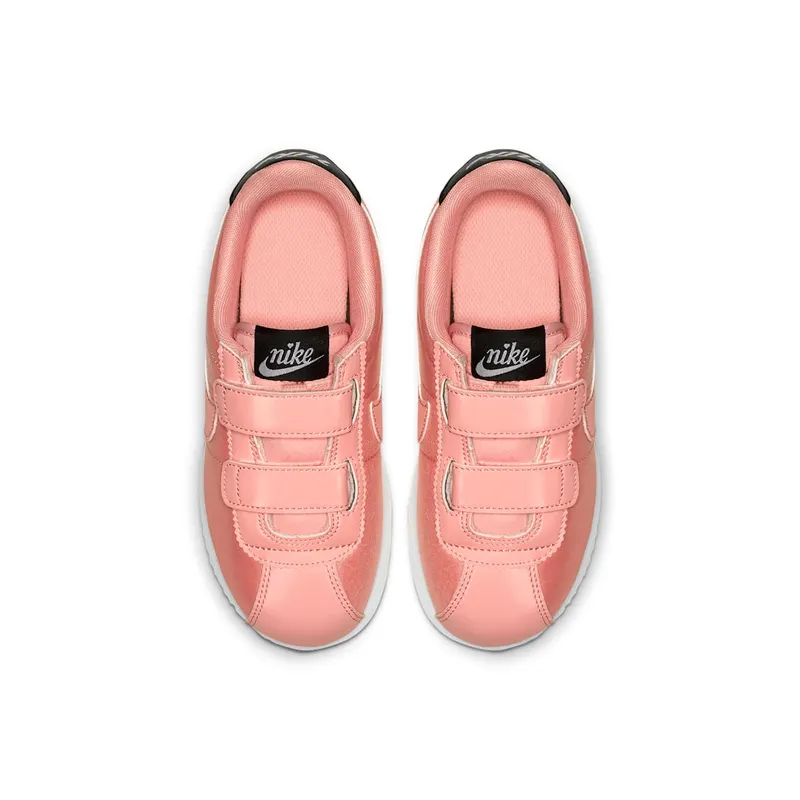 Nike Cortez Basic Valentines Day 2019 Bleached Coral (PS) Bleached Coral/Bleached Coral-Black-White (BQ7099-600)