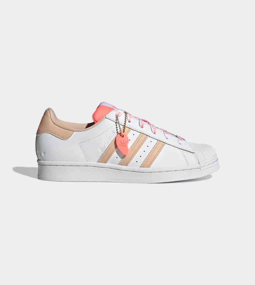 adidas Superstar Cloud White / Halo Blush / Acid Red (GW0570)