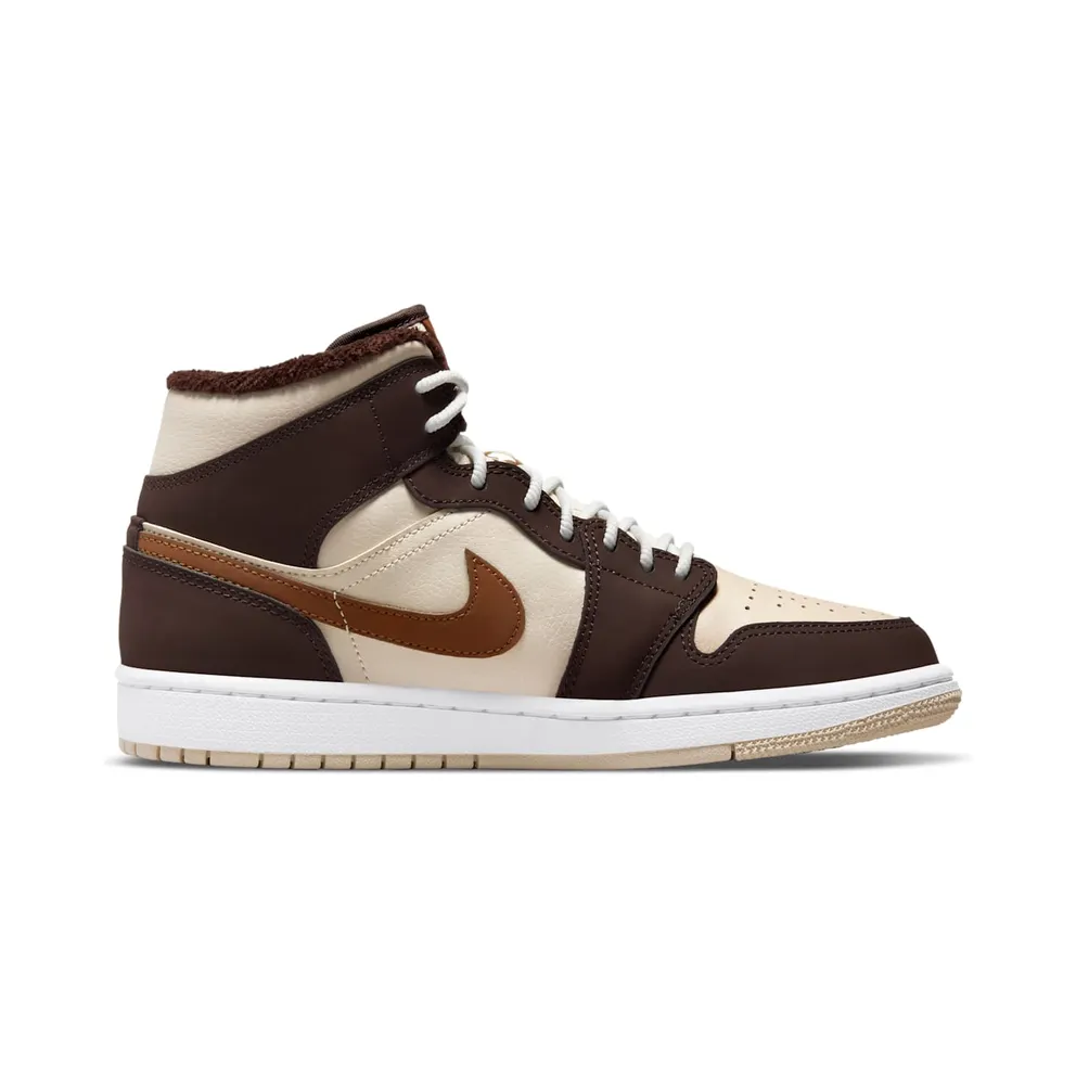 Jordan 1 Mid SE Brown Basalt Oatmeal (W) (DO6699-200)