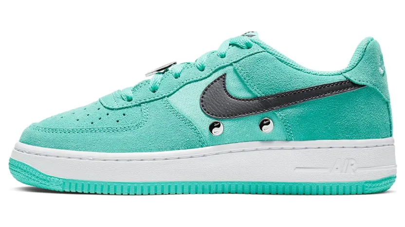 Nike Air Force 1 Low Have a Nike Day Hyper Jade (GS) “Hyper Jade / White / Black” (BQ8273-300)