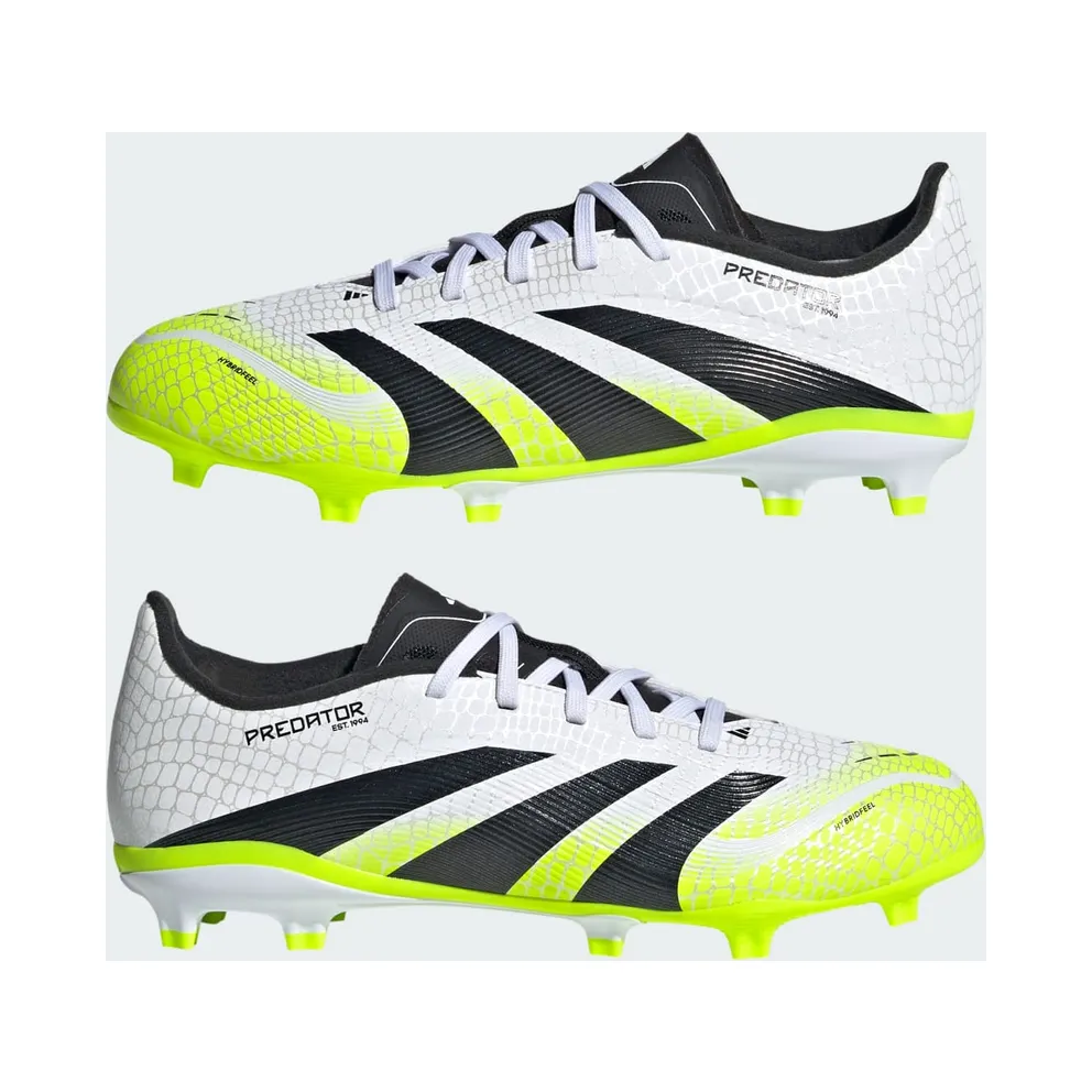 adidas Predator League FG/MG Cloud White Core Black Lucid Lemon (JI1125)