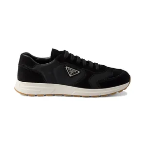 Prada Prax Suede And Re-nylon Sneakers Black (2EE455_D7R_F0632)
