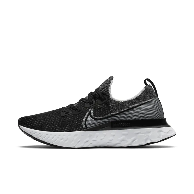 Nike React Infinity Run Flyknit Black White Black/White/White (CD4371-012)