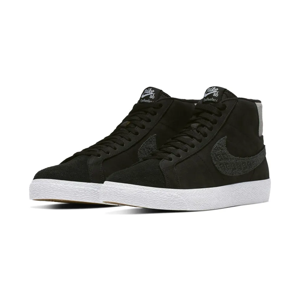 Nike SB Zoom Blazer Mid Gnarhunters Black/Black-White-White (AH6158-001)