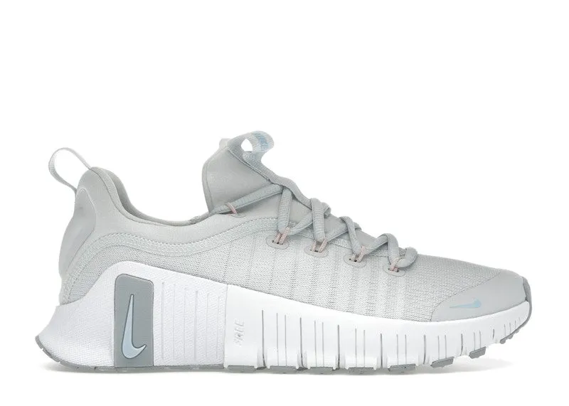 Nike Free Metcon 6 Photon Dust Light Smoke Grey Summit White Metallic Silver (FJ7126-007)