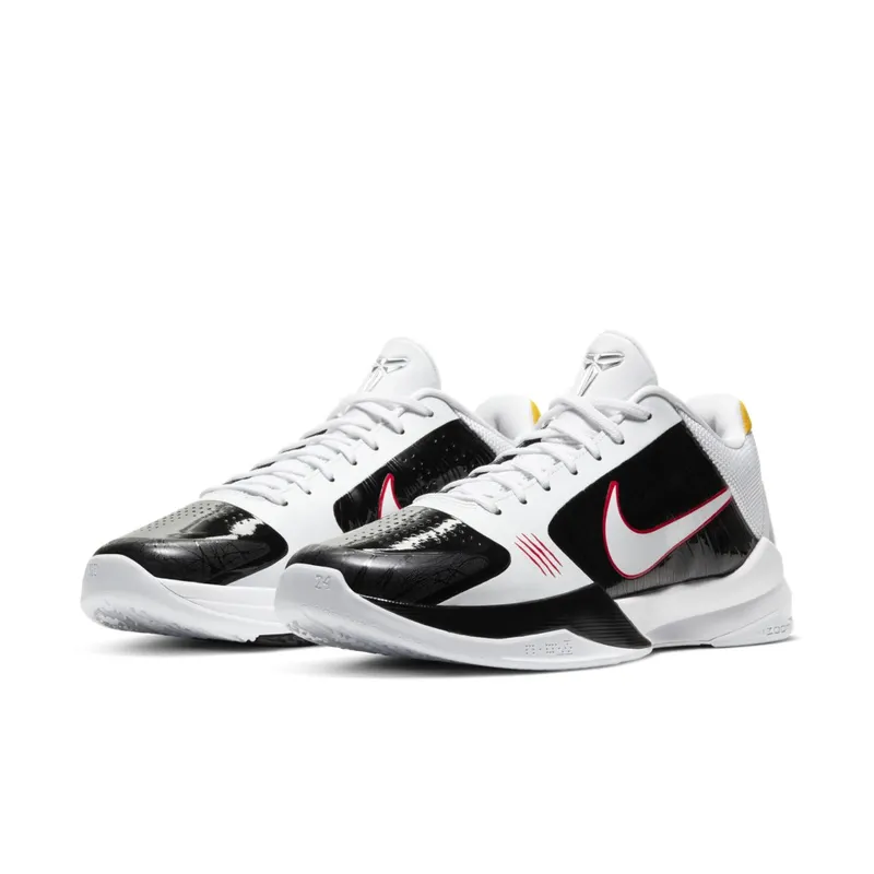 Nike Kobe 5 Protro Bruce Lee Alternate White/Black-University Red-Varsity Maize (CD4991-101)