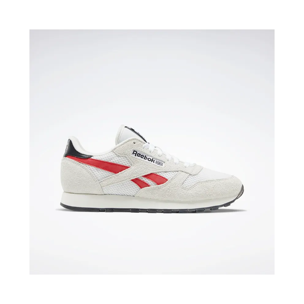 Reebok Classic Leather Human Rights Now Pure Grey 1 / Vector Red / Gold Metallic (GY0705)