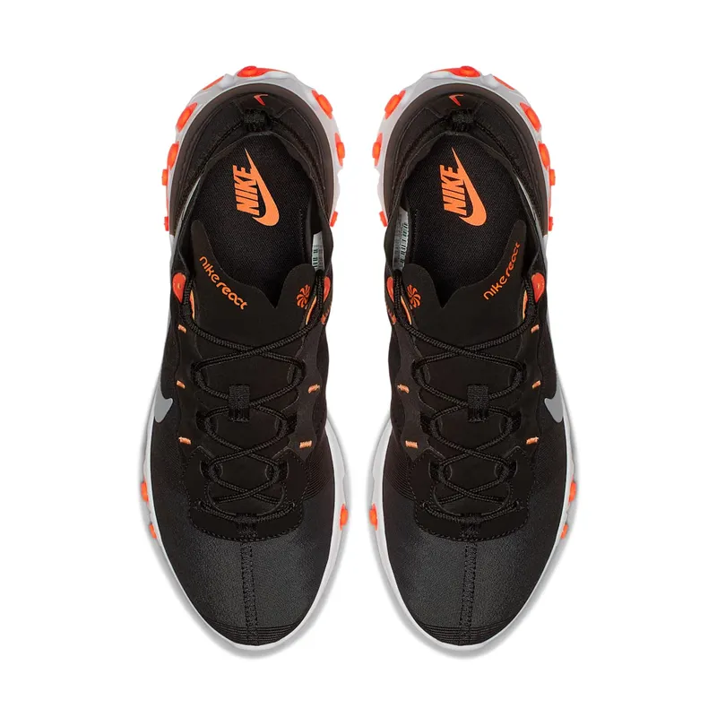 Nike React Element 55 Wolf Grey Orange (BQ6166-006)