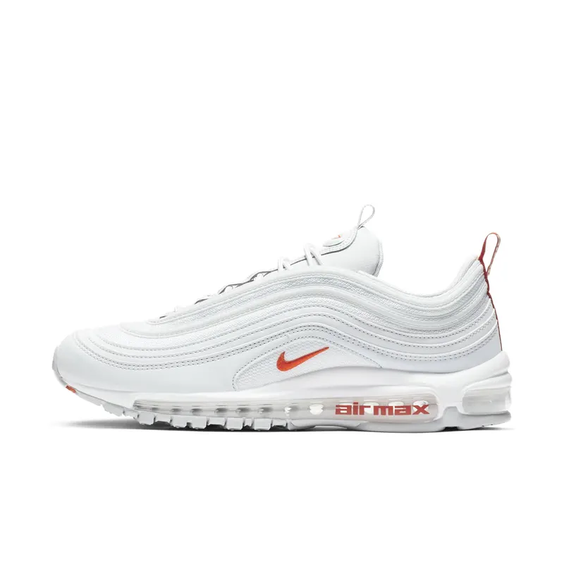 Nike Air Max 97 Pure Platinum Team Orange Pure Platinum/White-Team Orange (BV1985-002)