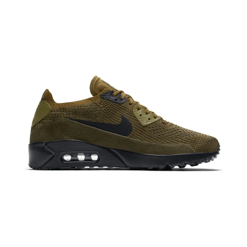 Nike Air Max 90 Ultra 2.0 Flyknit Olive Flak Olive Flak/Black-Cargo Khaki (875943-302)