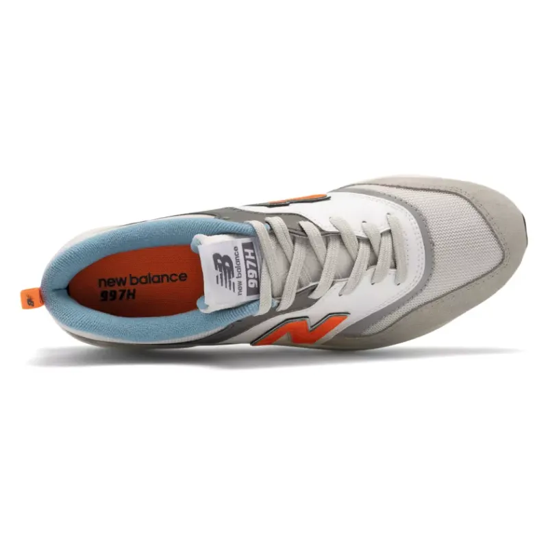 New Balance 997H Rain Cloud White/Grey-Orange (CM997HAG)
